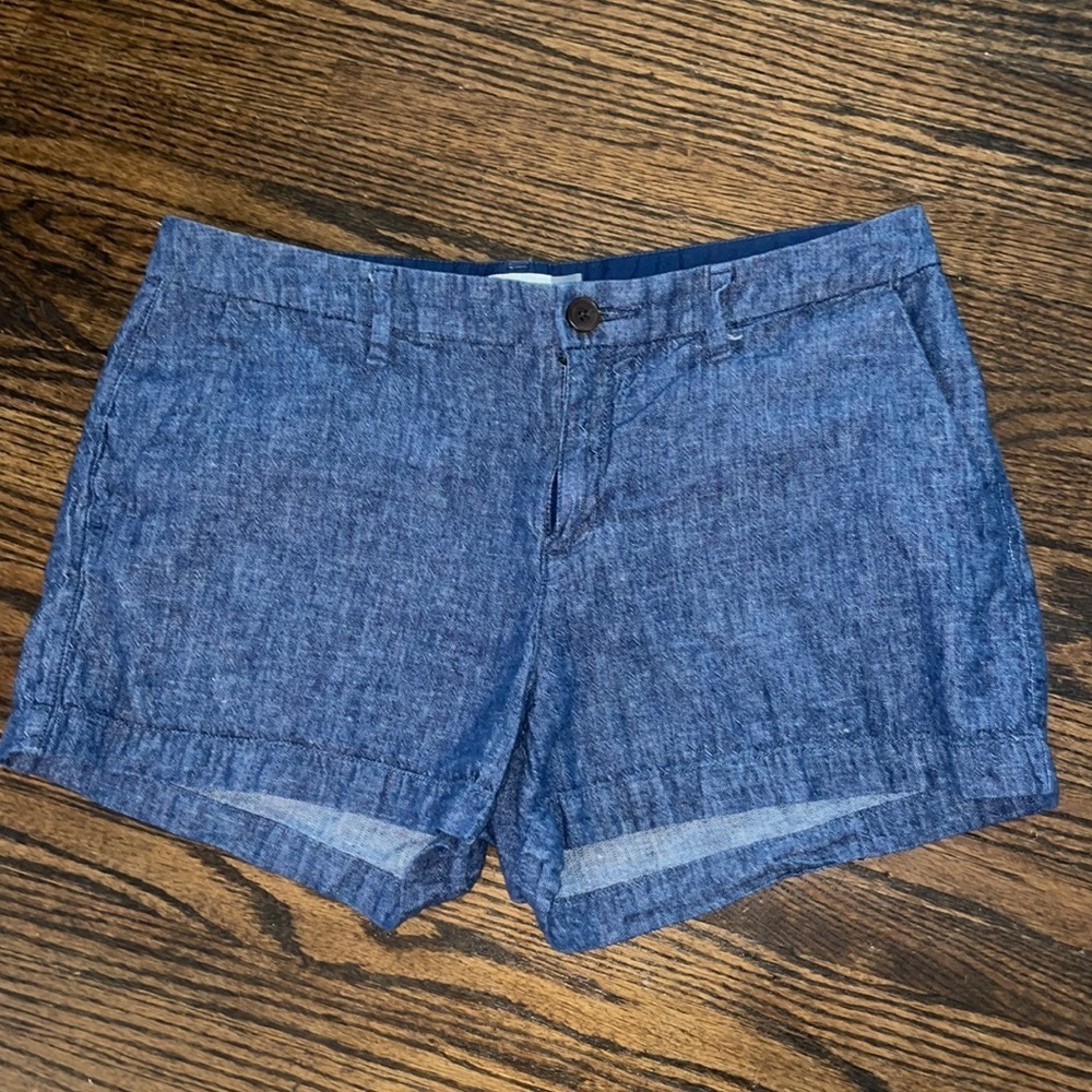 Old Navy dark blue denim look shorts